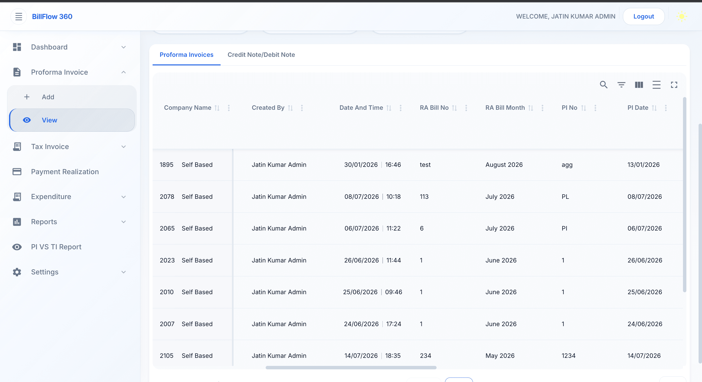 Audit Trail — BillFlow 360 feature preview